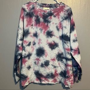 Ultra Flirt Tye Dye Crewneck Sweater XL